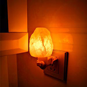 水晶盐灯喜马拉雅自然款壁灯盐灯卧室，床头灯创意时尚盐壁灯摆件