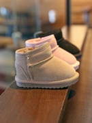 日本stelu婴幼儿雪地靴冬季加绒保暖鞋子，儿童软底学步鞋宝宝棉鞋