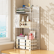 书架桌面置物架书桌办公室桌上小型多层简易置物架杂物宿舍收纳架