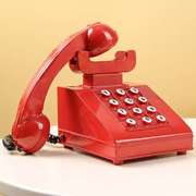 复古电话机怀旧道具模型老式铁艺听筒座机道具装饰品商品橱窗摆件