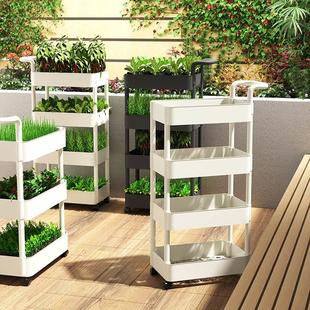 阳台菜架子多层种菜神器立体栽培置物架多肉蔬菜室内简约花园花架