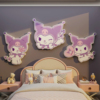 库洛米儿童房墙面装饰公主女孩房间布置卧室床头背景卡通贴纸挂画