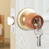 雨花泽榉木球锁门锁通用型球形锁室内卧室卫生间锁具老式房门锁球