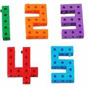 六面立体正小方块数字计数方块积木拼插幼儿园玩具教具1-3-6周岁2