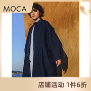selectmoca纯棉牛仔风衣可拆卸衣袖设计日本直邮30001176