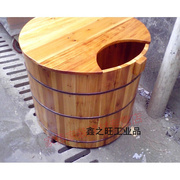 定制适用圆形香杉木泡澡木桶，洗澡桶木桶沐浴桶大木桶木质浴缸浴