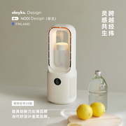 olayks立时无叶风扇家用桌面小型台式卧室轻音摇头电风扇香薰加湿