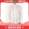 香港直邮潮奢salvatorepiccolo男士白色亚麻衬衫