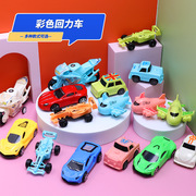 迷你小汽车回力车儿童玩具飞机，惯性模型地摊货源，幼儿园小奖品
