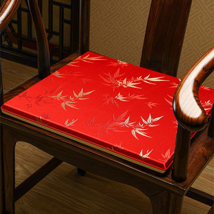 实木圈椅餐椅凳子坐垫太师椅茶椅防滑垫新中式椅垫座垫红木沙发垫