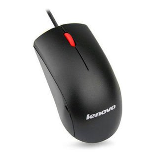 联想鼠标m120pro大红点usb有线游戏，家用办公台式电脑笔记本鼠标