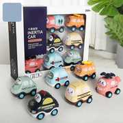 7只装宝宝玩具车模型儿童惯性小汽车工程车婴儿玩具男孩1-3岁