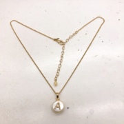 外贸饰品原单珍珠打标质感简约多样字母随机发项链女项链H；640-6