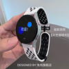 适用xiaomi小米watchs2表带s2硅胶watchcolor2运动版智能watchs1pro洞洞磁吸扣男女配件watchs3腕带