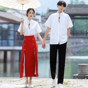 领证登记情侣装夏订婚(夏订婚)敬酒礼服，连衣裙结婚照回门便装平时可穿套装