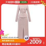 韩国直邮minimum连衣裙灰，粉红色蜂腰小裙摆mwaawo1140-mp