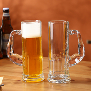 创意酒杯啤酒扎啤马克大力杯肌肉啤酒杯大容量餐厅水杯玻璃杯