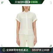 香港直邮theory希尔瑞女士，theory短袖军装衬衫o0102536