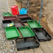 熟胶塑料筐篮子塑料长方形，水果盘商用卖蔬菜，塑料托盘水果筐塑料盒