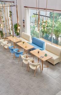 西餐厅沙发咖啡厅靠墙卡座奶茶小吃甜品店桌椅网咖茶餐厅组合