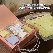 3.0名媛升级版6条装内裤，贵妇蚕丝润肤养护内裤，女纯棉三角裤礼盒装