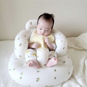 宝宝坐着防摔ins韩国婴儿充气座椅，可折叠学坐椅儿童家用充气沙发
