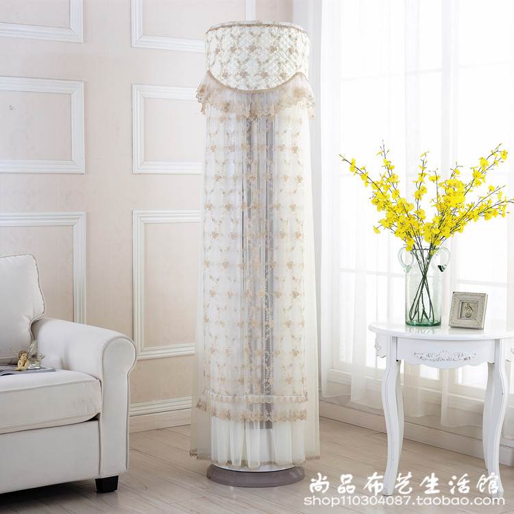a living room Guiji air conditioning circular Gree Beauty Fabric art Lace All inclusive dust cover 3p Cylinder Bootin the Home Fabric , Dust protection cover , Air conditioner cover category - from Buy2taobao.com to provide professional Taobao agent buy service