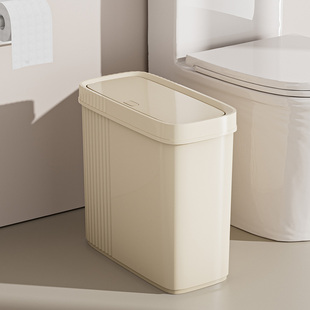 垃圾桶家用卫生间厕所带盖大容量，卫生桶专用桶放纸桶网红简约夹缝