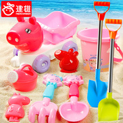 沙滩玩具套装车儿童女孩宝宝，挖沙子铲子桶玩沙子工具决明子玩具沙