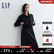 gap女装冬季logo时尚，休闲开襟拼接夹克，宽松加厚外套840923