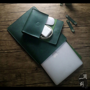 适用macbookair无磁内胆包13.6苹果笔记本电脑包pro14牛皮，保护套16英寸防水超薄air15.2寸