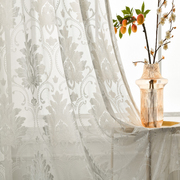 欧式高档大气窗帘客厅卧室，丝绒窗纱加厚遮光阳台，飘窗落地纱帘成品
