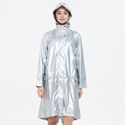 雨衣女风衣式长款防晒防雨两用户外徒步旅行加厚外套时尚防水雨披