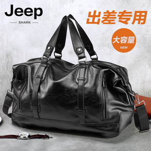 Jeep吉普男包大容量行李袋商务休闲手提包单肩斜跨包出差旅行背包