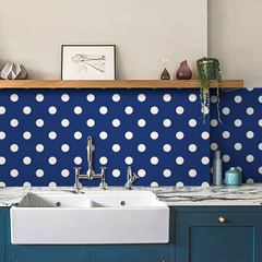 厨房卫生间墙面装饰壁纸防滑地贴瓷砖贴纸自粘防水房间布置墙贴纸