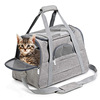 外出便携式斜挎宠物袋猫咪背包时尚大容量狗狗手提透气宠物车载包