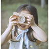 儿童摄影道具仿真相机木质复古音乐盒影楼宝宝拍照摆件相机