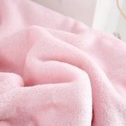 埃迪蒙托毛毯法莱绒貂绒毯法莱绒法兰绒毯子素色盖毯沙发贴身绒毯