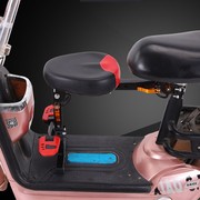 电动车小孩座椅前置可折叠踏板车宝宝，安全座椅子电瓶车儿童座椅垫