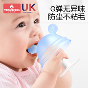 小蘑菇牙胶婴儿防吃手3-4个月宝宝口欲期磨牙棒牙胶玩具6以上安抚