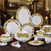 景德镇骨瓷餐具56头日式碗碟套装家用吃饭碗盘子碗盘碗筷陶瓷器