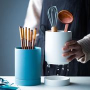 北欧陶瓷筷子筒单个收纳罐，筷子勺收纳筒，创意筷子笼餐具厨房收纳盒