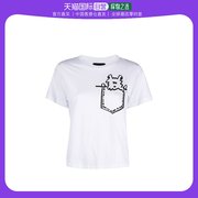 香港直邮emporioarmani安普里奥·阿玛尼女士，白色t恤3k2t7k-2
