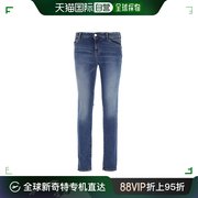 香港直邮ARMANI 阿玛尼/女士牛仔蓝棉质混纺牛仔裤/6G2J23D7GZ