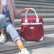2023女士外出初中生住校行李，包皮箱(包皮箱)上放的包旅行包大容量手提