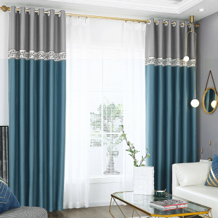 高级感2024年卧室客厅窗帘，成品高档大气，全遮光轻奢简约现代厚