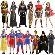 万圣节演出服装情侣表演服饰蜘蛛侠超人服装罗马战士，服装埃及服装