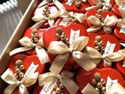 结婚礼喜糖盒子马口铁盒个性，糖果盒包装盒圆形金色，欧式伴手礼