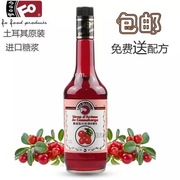土耳其FO鸡尾酒蔓越莓风味糖浆咖啡糖浆果露cranberry syrup700ml