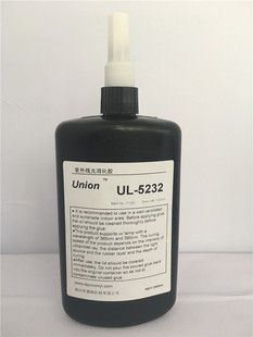 UV胶 玻璃金属粘接 无影胶 UL-5232 高强度UV胶 紫外光固化胶水